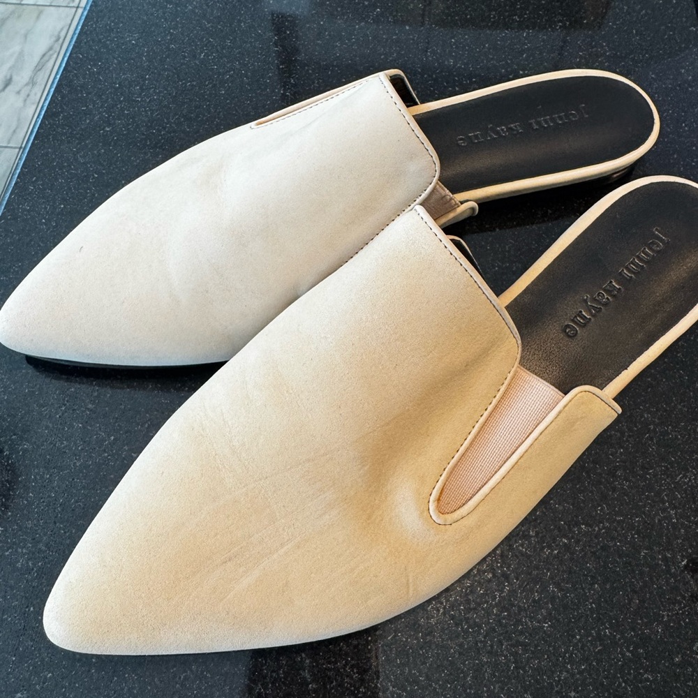 Jenni Kayne Women's Cream Mules EU 39